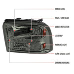 Spec-D 05-07 Ford F-250 F-350 Headlights Projector Smoked