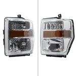 Spec-D 08-10 F-250/F-350/F-450 Super Duty Headlights OEM Style Chrome