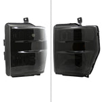 Spec-D 08-10 F-250/F-350/F-450 Super Duty OE Style /Smoked Headlights