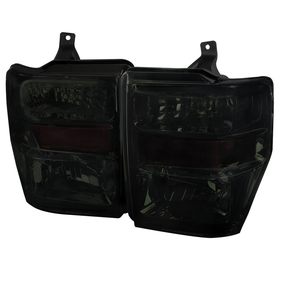 Spec-D 08-10 F-250/F-350/F-450 Super Duty OE Style /Smoked Headlights