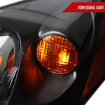 Spec-D 05-10 Pontiac G6 Headlights OEM Style Amber Reflectors Black