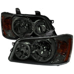 Spec-D 01-03 Highlander Headlights OEM Style Chrome/Smoked Lens