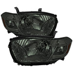 Spec-D 08-10 Highlander Headlights OEM Halogen Chrome/Smoked