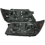 Spec-D 09-20 Dodge Journey Headlights OEM Style Chrome/Smoked Lens