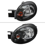 Spec-D 03-05 Dodge Neon Headlights OEM Style Matte Black/Clear