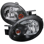 Spec-D 03-05 Dodge Neon Headlights OEM Style Matte Black/Clear