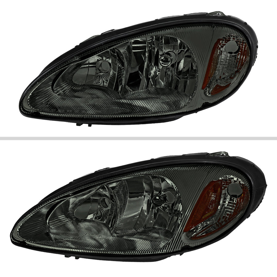 Spec-D 01-05 Chrysler PT Cruiser OE Style Chrome/ Smoked Headlights