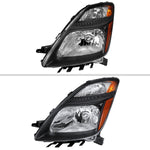 Spec-D 06-09 Prius OE Style with Amber Reflector Headlights Black