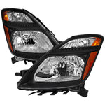 Spec-D 06-09 Prius OE Style with Amber Reflector Headlights Black