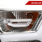 Spec-D 19-24 Ram 1500 Animated LED Bar Headlights OEM Style Chrome