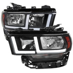 Spec-D 19-24 Ram 2500-5500 Headlights LED Bar OEM Style Matte Black