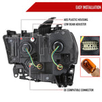 Spec-D 19-24 Ram 2500/3500 Passenger Headlight Black Replacement