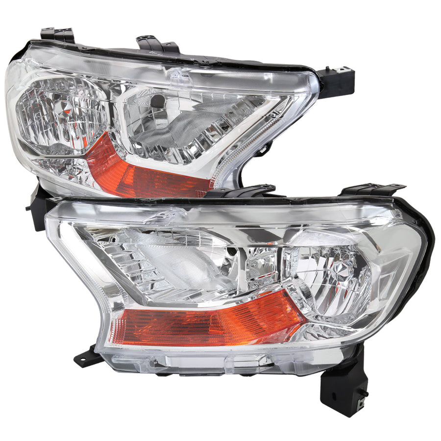 Spec-D 19-22 Ford Ranger XL/XLT OEM Style Halogen Headlights Chrome