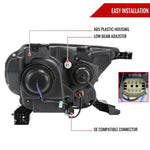 Spec-D 19-22 Ford Ranger XL XLT Headlights OEM Style Black