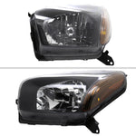 Spec-D 01-03 Toyota RAV4 Headlights OEM Style Matte Black/Clear