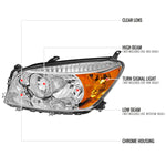 Spec-D 06-08 Toyota RAV4 OEM Style Headlights Chrome/Clear