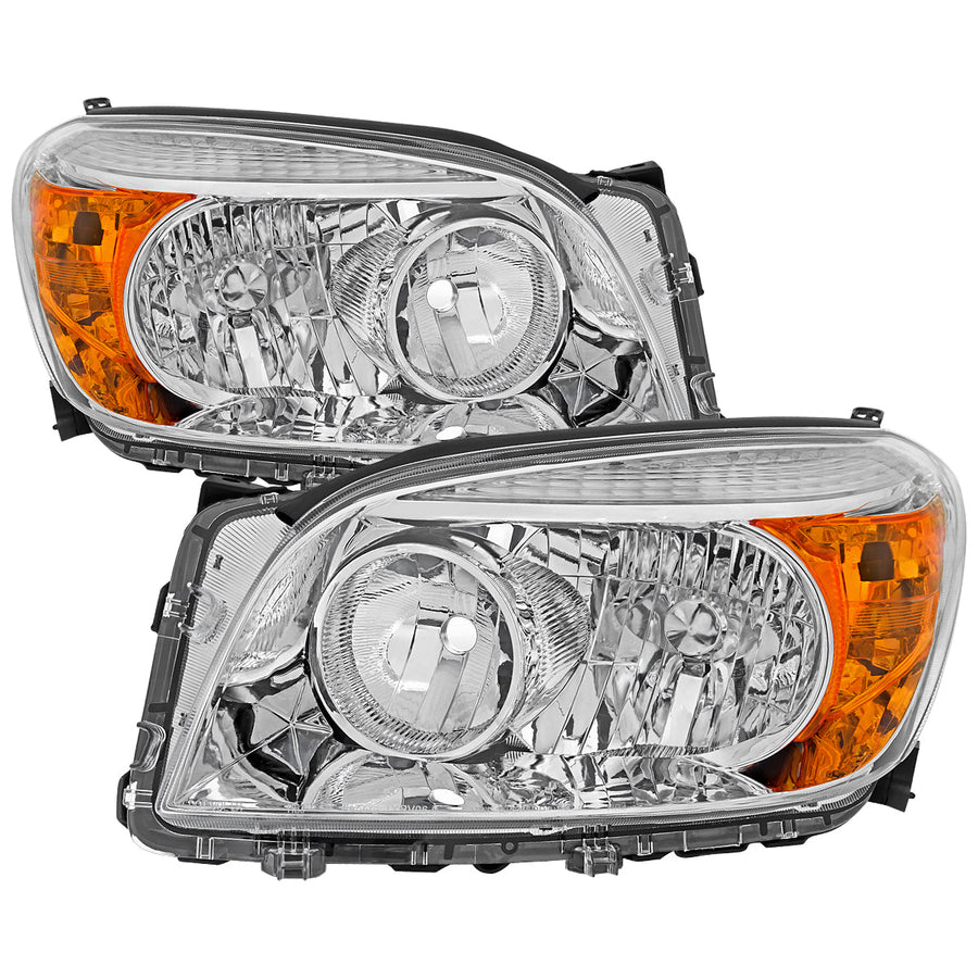 Spec-D 06-08 Toyota RAV4 OEM Style Headlights Chrome/Clear