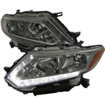 Spec-D 14-16 Nissan Rogue Headlights OEM Style Chrome/Smoked