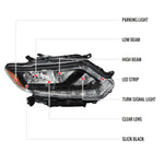 Spec-D 14-16 Nissan Rogue Passenger LED Black Replacement