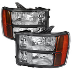 Spec-D 07-14 GMC Yukon/XL 1500/XL 2500 SEQ Projector Headlights Black