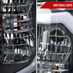 Spec-D 07-13 Tundra/08-17 Sequoia Headlights with LED Signals Black