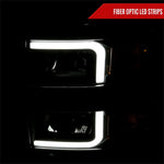 Spec-D 14-15 Chevy Silverado 1500 LED Bar OE Style Headlights Black