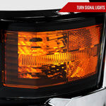 Spec-D 14-15 Chevy Silverado 1500 LED Bar OE Style Headlights Black