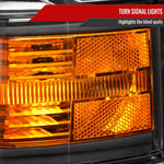 Spec-D 14-15 Chevy Silverado 1500 Headlights OEM Style Black