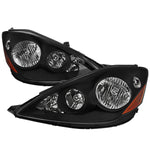 Spec-D 06-10 Sienna Headlights OEM Style w/ Amber Reflector Black