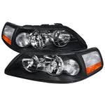 Spec-D 05-11 Lincoln Town Car Headlights OEM Style Black/Clear