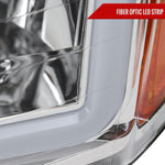 Spec-D 04-15 Nissan Titan Headlights Projector Chrome/Clear G3