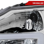 Spec-D 04-15 Nissan Titan Headlights Projector Chrome/Clear G3