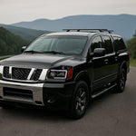 Spec-D 04-15 Nissan Titan/04-07 Armada Headlights LED Bar Black