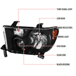 Spec-D 07-14 Chevy Avalanche/Tahoe/Suburban Headlights OEM Style Black