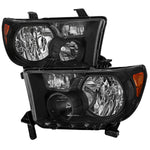 Spec-D 07-14 Chevy Avalanche/Tahoe/Suburban Headlights OEM Style Black