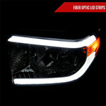 Spec-D 14-21 Tundra LED Bar OEM Style Chrome/Smoked Lens Headlights
