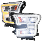 Spec-D 15-17 Ford F-150 Headlights Full LED Switchback Sequential.