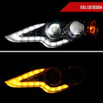 Spec-D 14-15 Lexus IS250 IS350 Headlights Projector Chrome