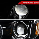 Spec-D 14-16 Lexus IS250 IS350 Projector Headlights Jet Black/Clear