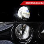 Spec-D 14-16 Lexus IS250 IS350 Projector Headlights Jet Black/Clear