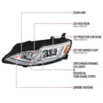 Spec-D 19-24 Chevy Malibu Full LED Sequential Headlights Chrome