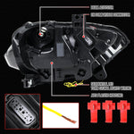 Spec-D 18-23 Mustang Pro Headlights SEQ with Start-Up Animation Black
