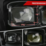 Spec-D 10-18 Ram 1500 2500 3500 /19-21 Ram Classic SEQ Headlights Blk