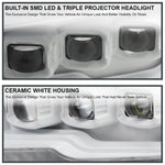 Spec-D 10-18 Ram 1500 2500 3500 /Ram Classic SEQ Pro Headlights White
