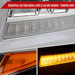 Spec-D 15-20 Chevy Tahoe Suburban Headlights Sequential Chrome/Clear