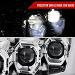 Spec-D 08-13 G37/14-15 Q60 2DR Triple Projector Headlights SEQ Clear