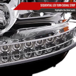 Spec-D 09-11 Benz W164 ML-Class Sequetial LED Headlights Chrome