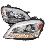Spec-D 09-11 Benz W164 ML-Class Sequetial LED Headlights Chrome