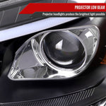 Spec-D 09-11 Benz W164 ML-Class Sequetial LED Headlights Black