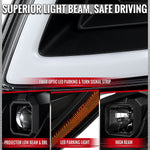 Spec-D 05-10 Cobalt Pontiac G5/Pursuit Headlights LED Bar Matte Black